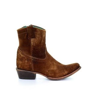 Corral vintage extremely rugged distressed ankle boots
